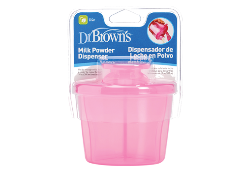 Δοσομετρητής σκόνης γάλακτος  Dr Brown's ροζ