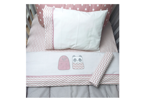 Σεντόνια Κούνιας Tiny Friends Σάπιο Μήλο Baby Star