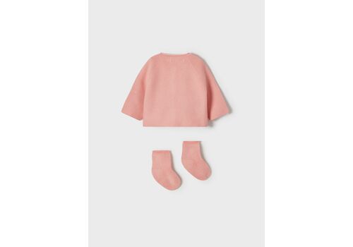 Ζακέτα μακριά και καλτσάκια πλεκτά Blossom  ECOFRIENDS