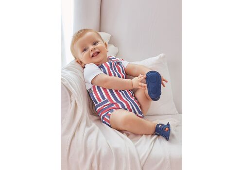 Σετ σαλοπέτα ρίγες κόκκινο μπλε  Mayoral αγόρι