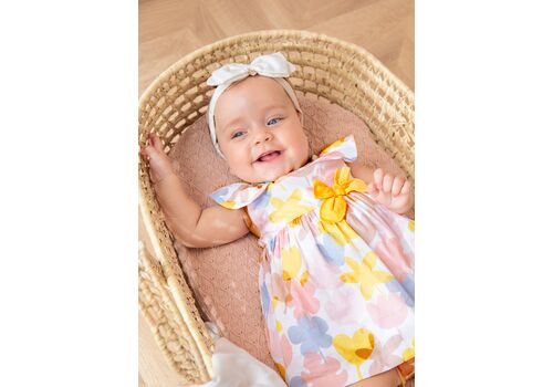 Κορδέλα φιόγκος Νεογέννητο κορίτσι Λευκό Mayoral