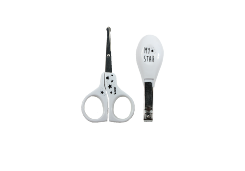 Minene Σετ Νυχοκόπτης και Ψαλιδάκι Λευκό