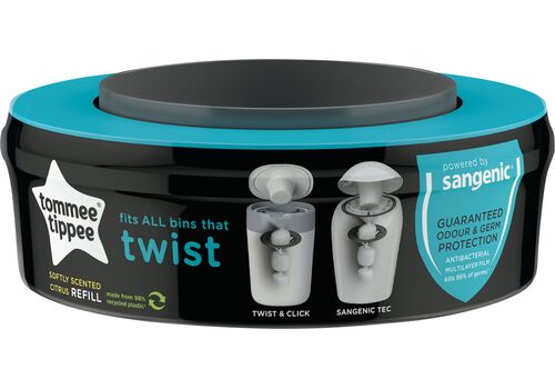 Tommee Tippee Ανταλλακτική Σακούλα Κάδου για Πάνες Twist and Click
