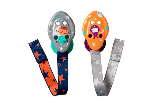 Tommee Tippee Pacifier Clip 0m+ Elephant and Tiger 2pcs Tommee Tippee Pacifier Clip 0m+ Elephant and Tiger 2pcs