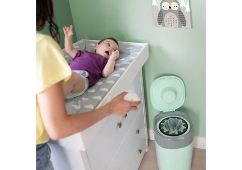 Tommee Tippee Κάδος Απόρριψης Πανών Twist and Click Green