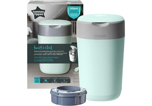Tommee Tippee Κάδος Απόρριψης Πανών Twist and Click Green