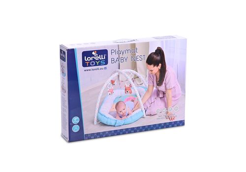 Βρεφικό Γυμναστήριο / Φωλιά Baby Nest 97x66cm Pink Lorelli