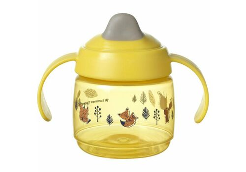 Tommee Tippee Weaning Sippee Cup Κύπελλο με λαβές και στόμιο 190ml 4m+ Yellow