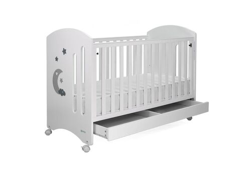 Κρεβάτι Azure White Bebe Stars 450-02