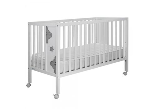 Κρεβάτι Life White Bebe Stars 453-02