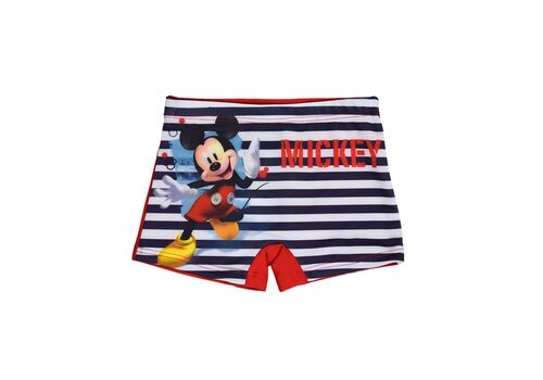 Mαγιό μπόξερ Disney Mickey με ρίγες κόκκινο