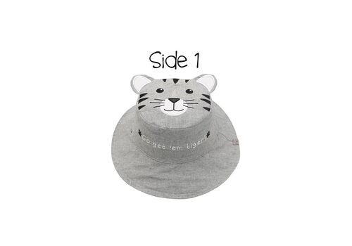 ΚΑΠΕΛΟ ΔΙΠΛΗΣ ΟΨΗΣ UPF 50+ TIGER/SAFARI TRUCK (COTTON)