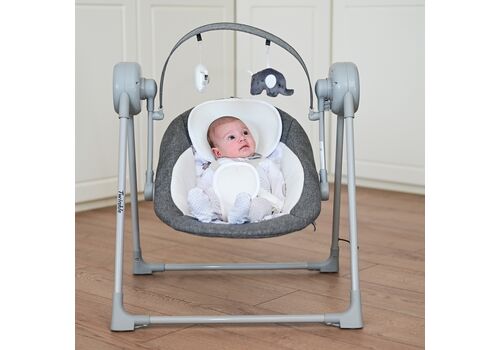 Ηλεκτρική κούνια - ριλάξ LoreLLi Twinkle Grey