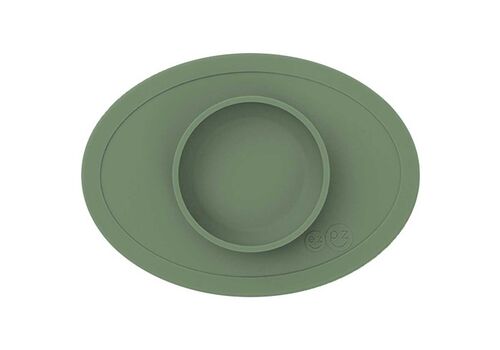 Ezpz: Εκπαιδευτικό μπολ 4+ μηνών Tiny Bowl - Olive