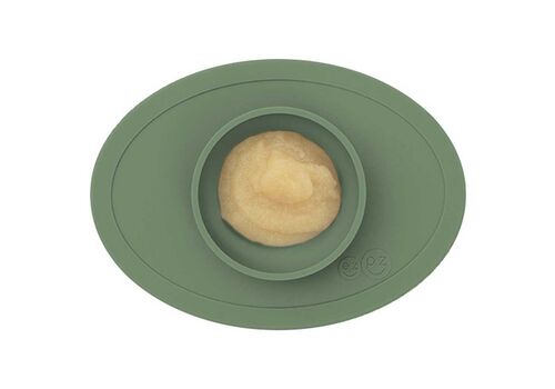 Ezpz: Εκπαιδευτικό μπολ 4+ μηνών Tiny Bowl - Olive