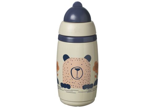 Tommee Tippee Παιδικό Ποτηράκι από Πλαστικό Μπεζ 266ml για 12m+