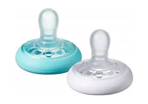 Tommee Tippee  Closer To Nature Breast Like Ορθοδοντικές Πιπίλες Σιλικόνης για 0-6 μηνών 2τμχ