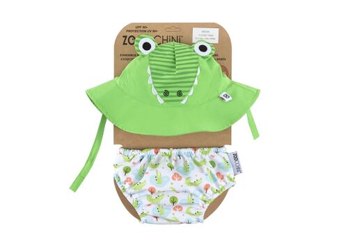 ΣΕΤ ΜΑΓΙΟ ΚΑΙ ΚΑΠΕΛΟ UPF50+ ΑΛΙΓΑΤΟΡΑΣ zoocchini