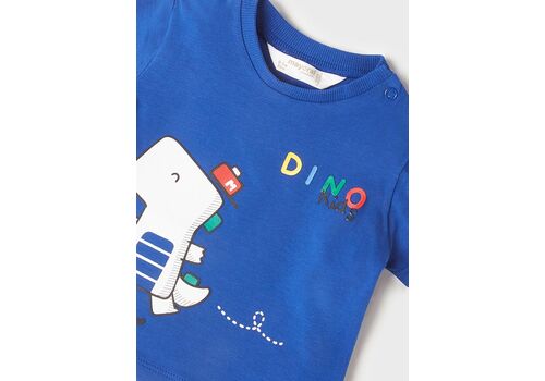 Σετ 2 μπλούζες κοντομάνικες Mayoral  ECOFRIENDS δεινόσαυρος  αγόρι