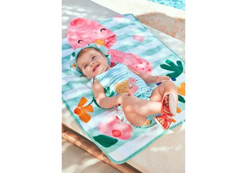 Σετ 3τμχ μαγιο, μπλούζα και καπέλο Mayoral  κορίτσι 1620-049