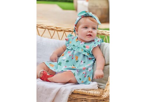 Φόρεμα σταμπωτό ECOFRIENDS Mayoral  με κορδέλα κορίτσι 1857-062