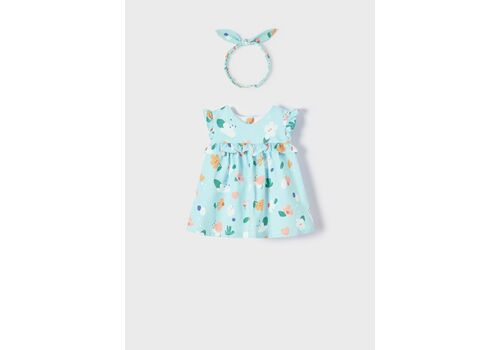 Φόρεμα σταμπωτό ECOFRIENDS Mayoral  με κορδέλα κορίτσι 1857-062