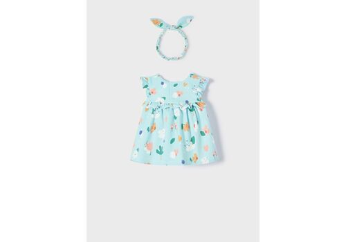 Φόρεμα σταμπωτό ECOFRIENDS Mayoral  με κορδέλα κορίτσι 1857-062