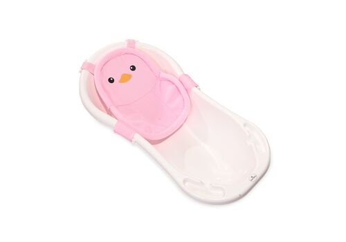 Διχτάκι μπάνιου για νεογέννητο Penguin pink