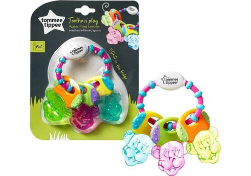 Tommee Tippee Μασητική Κουδουνίστρα Οδοντοφυΐας με Νερό από Πλαστικό για 6 m+