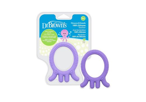Dr. Brown's "Octopus" Silicone Teething Ring for 3m+ Dr. Brown's "Octopus" Silicone Teething Ring for 3m+
