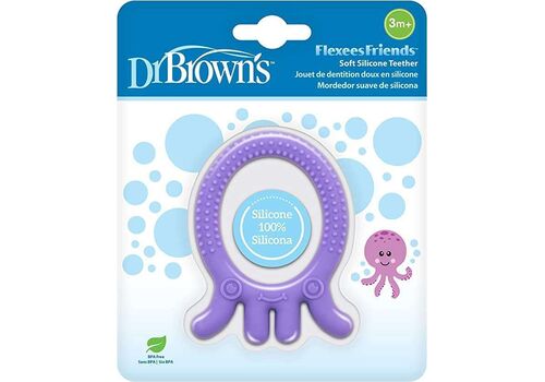 Dr. Brown's "Octopus" Silicone Teething Ring for 3m+ Dr. Brown's "Octopus" Silicone Teething Ring for 3m+