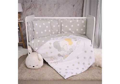 Σετ Προίκας Μωρού 6 τμχ Smile  Grey Elephant