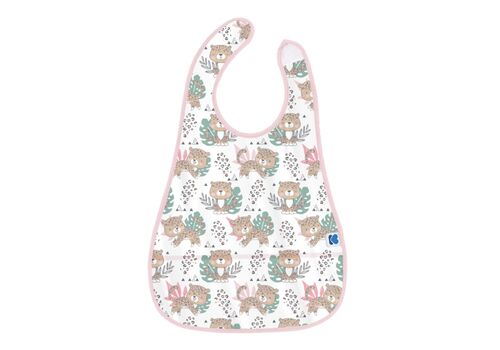 Kikka Boo Σαλιάρα Πλαστική Savanna Pattern Pink