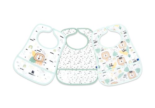 Σαλιάρες αδιάβροχες 3τμχ Savanna Mint