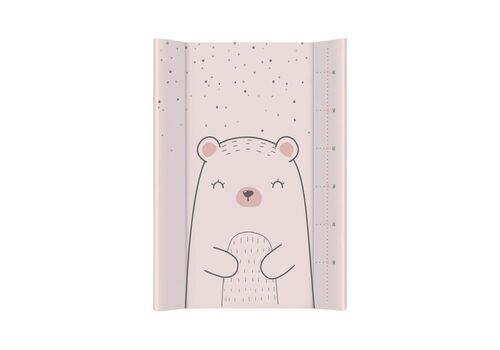 Kikka Boo Μαλακή Αλλαξιέρα με Κάλυμμα Bear With Me από Πλαστικό Pink 50x80cm