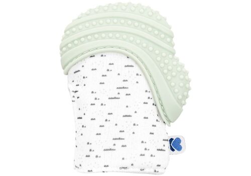 Kikka Boo Γάντι οδοντοφυΐας Μασητικό Σιλικόνης Silicone Savanna Mint