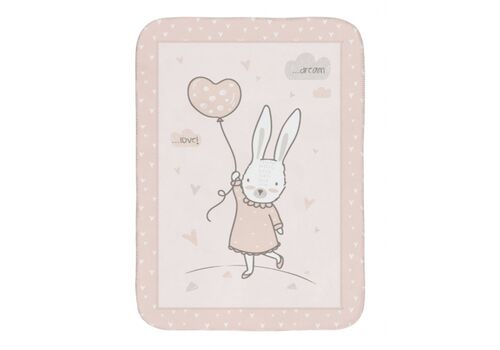 Super Soft βελουτέ Κουβέρτα Kikka boo Rabbits In Love 110/140cm