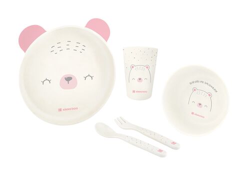 Kikka Boo  Σετ Φαγητού with me pink
