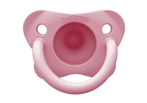 Πιπίλα Όλο Σιλικόνη 0m+ Pink DrBrowns