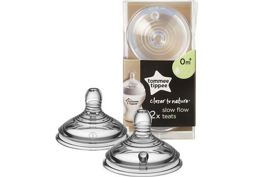 Tommee Tippee  Baby Closer To Nature Θηλές  για 0+ μηνών 2τμχ