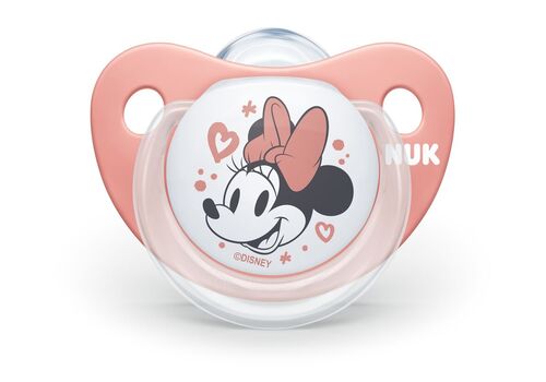 NUK Trendline Disney Mickey Πιπίλες Σιλικόνης 0-6 pink