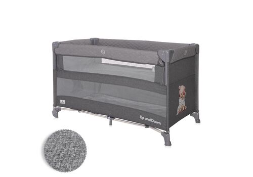 Παρκοκρέβατο UP and DOWN Lorelli Cool Grey BEAR