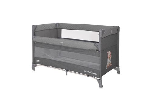 Παρκοκρέβατο UP and DOWN Lorelli Cool Grey BEAR