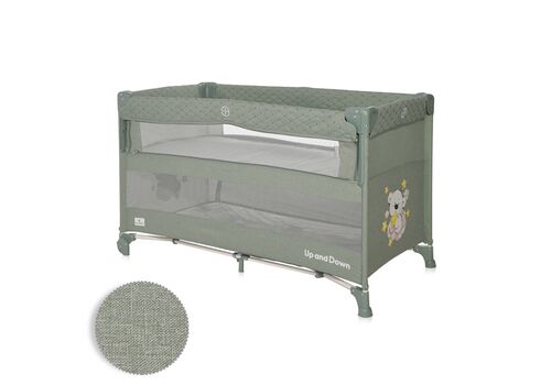 Παρκοκρέβατο UP and DOWN Lorelli  green