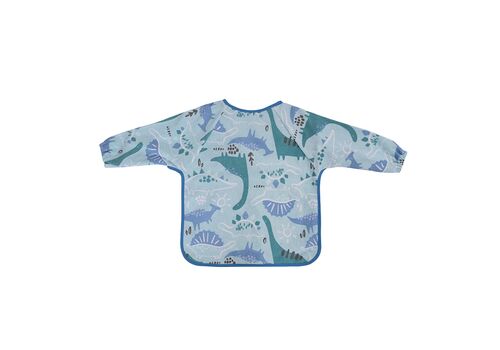 Σαλιάρα με μανίκια "UNI" μπλε