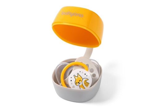 BabyOno: Θήκη πιπίλας - Κίτρινο