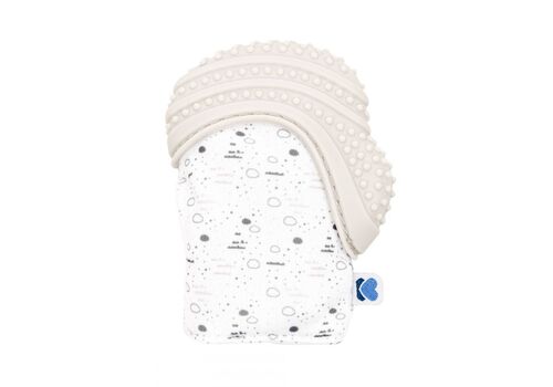 Kikka Boo Γάντι οδοντοφυΐας Μασητικό Σιλικόνης Silicone Beige