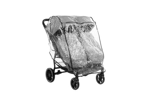 Καροτσάκι για δίδυμα  Kikkaboo Happy 2 Light Grey 2023