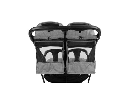 Καροτσάκι για δίδυμα  Kikkaboo Happy 2 Light Grey 2023