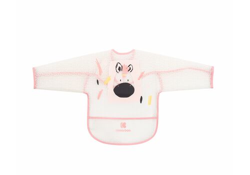 Αδιάβροχη Σαλιάρα Πλαστική catcher  Arty Pink με Τσέπη & Μανίκια για 4 m+